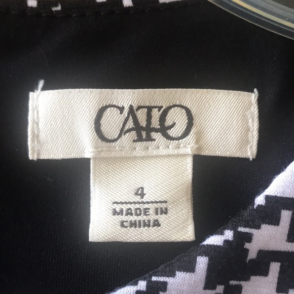 Cato women’s houndstooth dress size 4 - Picture 6 of 7